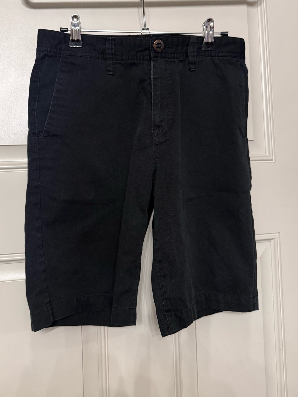 Volcom Men's Flat Front Black Shorts